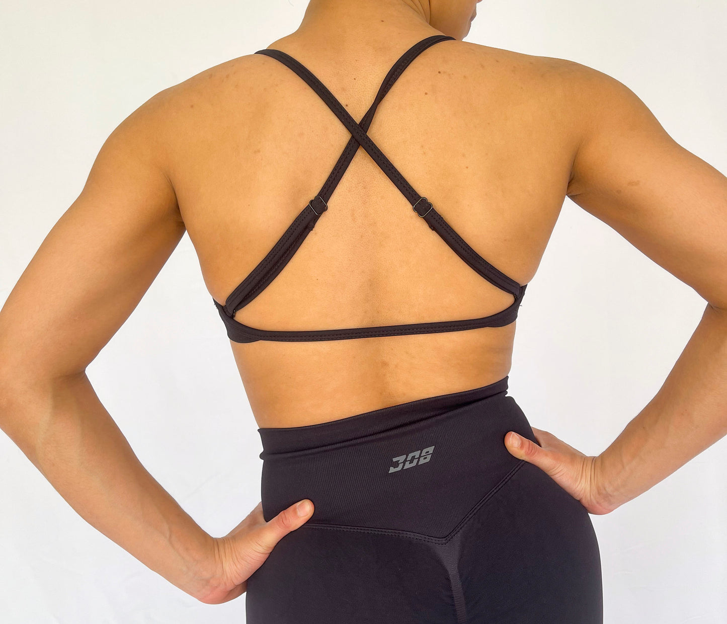 ALL DAY SEAMLESS SPORTS BRA - BLACK